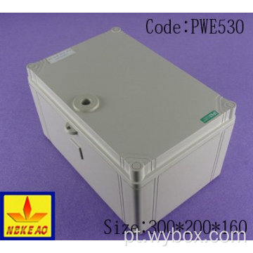 Caixa de plástico à prova d&#39;água clamshell caixa à prova d&#39;água externa ip65 caixa à prova d&#39;água caixa de junção elétrica de plástico